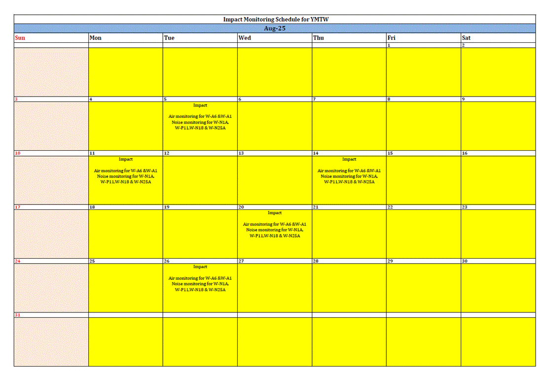 A yellow calendar with black text
AI-generated content may be incorrect.